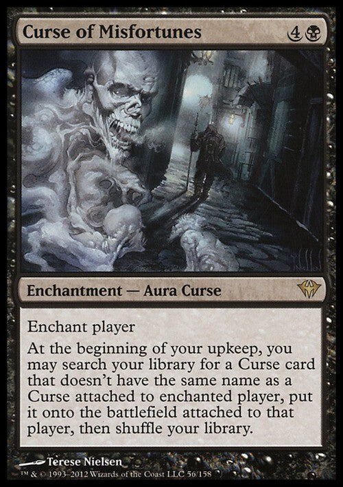 Curse of Misfortunes ~ Dark Ascension [ EX ] [ Magic MTG ]