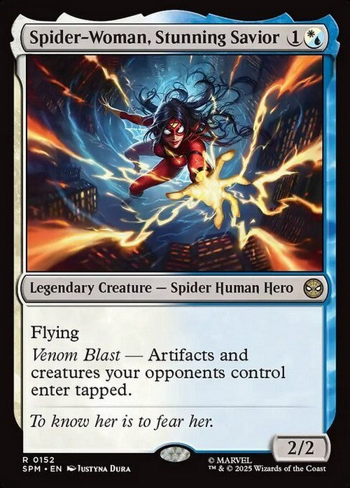 Spider-Woman, Stunning Savior ~ Spider-Man [ NM ] [ Magic MTG ]