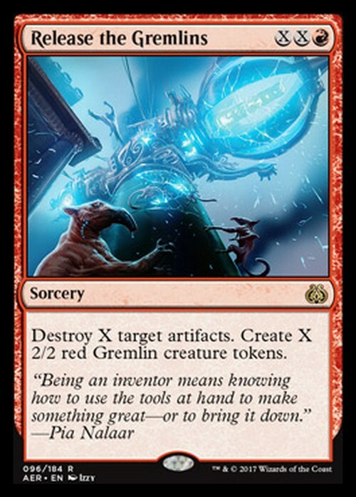 Release the Gremlins ~ Aether Revolt [ EX ] [ Magic MTG ]