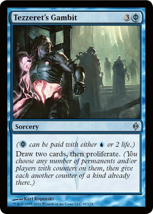 Tezzeret's Gambit ~ New Phyrexia [ EX ] [ Magic MTG ]