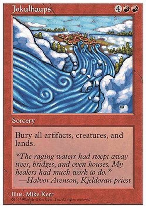 Jokulhaups ~ Fifth Edition [ EX ] [ Magic MTG ]
