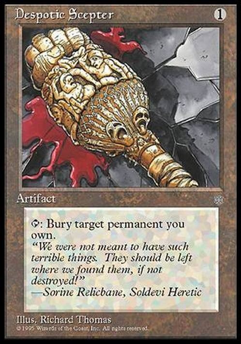 Despotic Scepter ~ Ice Age [ EX ] [ Magic MTG ]