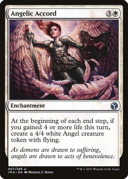 Angelic Accord ~ Iconic Masters [ EX ] [ Magic MTG ]