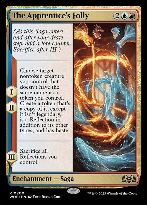 The Apprentice's Folly ~ Wilds of Eldraine [ NM ] [ Magic MTG ]