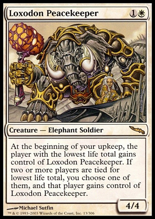 Loxodon Peacekeeper ~ Mirrodin [ EX ] [ Magic MTG ]