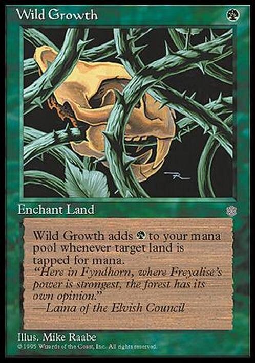 Wild Growth ~ Ice Age [ EX ] [ Magic MTG ]