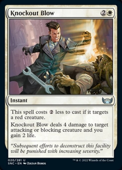 Knockout Blow ~ Streets of New Capenna [ NM ] [ Magic MTG ]