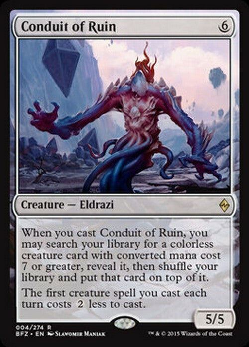 Conduit of Ruin ~ Battle for Zendikar [ EX ] [ Magic MTG ]