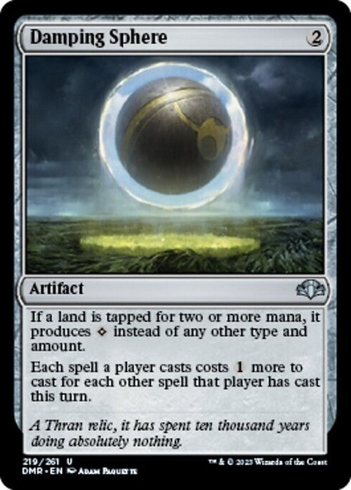 Damping Sphere ~ Dominaria Remastered [ NM ] [ Magic MTG ]