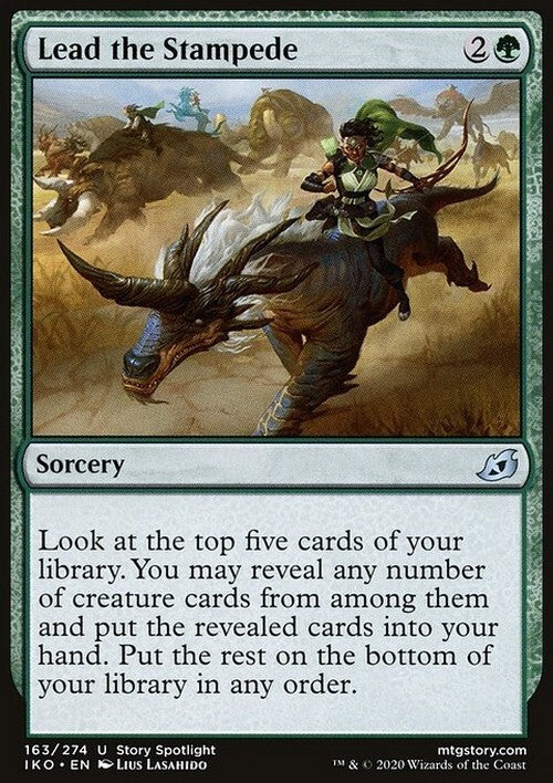 Lead the Stampede ~ Ikoria [ NM ] [ Magic MTG ]