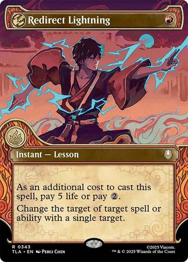 SHOWCASE Redirect Lightning ~ Avatar: The Last Airbender [ NM ] [ Magic MTG ]