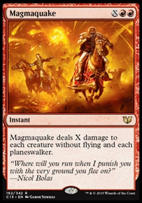 Magmaquake ~ Commander 2015 [ EX ] [ Magic MTG ]