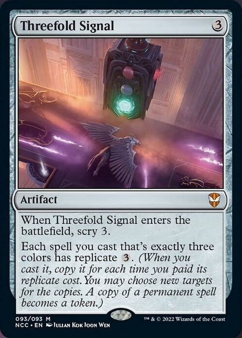 Threefold Signal ~ Commander: Streets of New Capenna [ NM ] [ Magic MTG ]