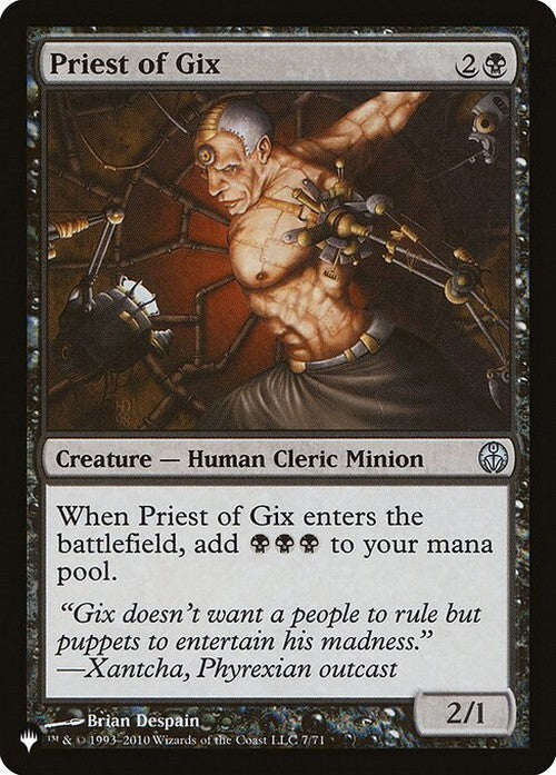 Priest of Gix ~ The List [ NM ] [ Magic MTG ]