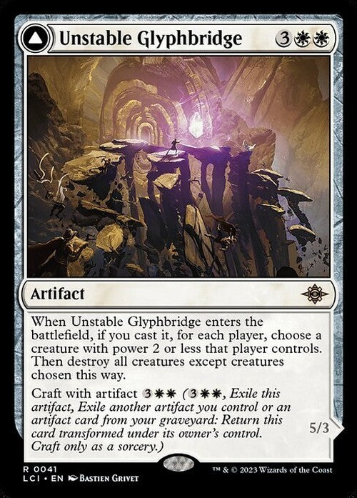 Unstable Glyphbridge ~ The Lost Caverns of Ixalan [ NM ] [ Magic MTG ]