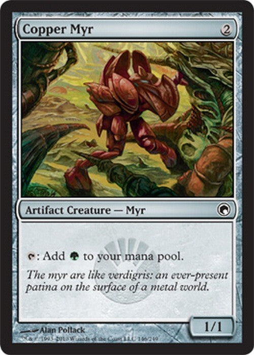 Copper Myr ~ Scars of Mirrodin [ EX ] [ Magic MTG ]