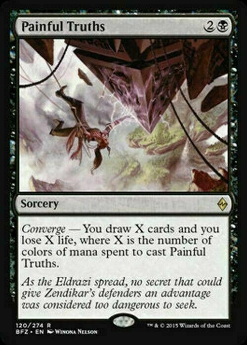 Painful Truths ~ Battle for Zendikar [ EX+ ] [ Magic MTG ]
