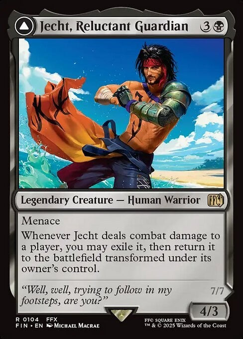 Jecht, Reluctant Guardian ~ Final Fantasy [ NM ] [ Magic MTG ]