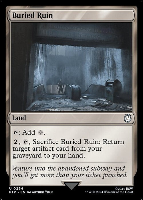 Buried Ruin ~ Commander: Fallout [ NM ] [ Magic MTG ]