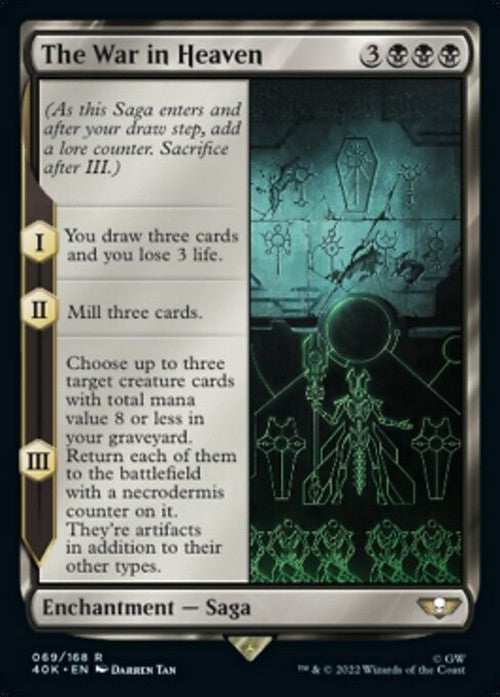 The War in Heaven ~ Commander: Warhammer 40,000 [ NM ] [ Magic MTG ]