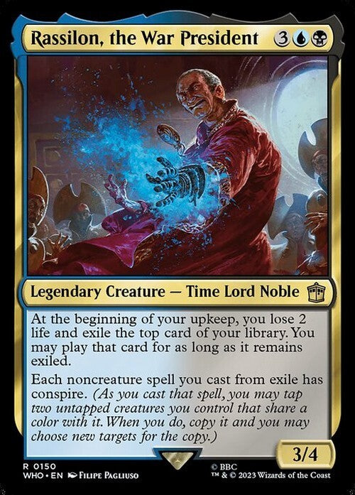 Rassilon, the War President ~ Commander: Doctor Who [ NM ] [ Magic MTG ]