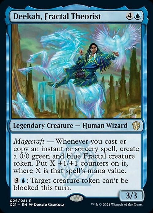 Deekah, Fractal Theorist ~ Commander: Strixhaven [ NM ] [ Magic MTG ]