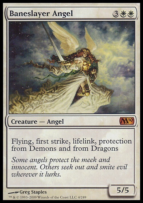 Baneslayer Angel ~ Magic 2010 [ EX ] [ Magic MTG ]