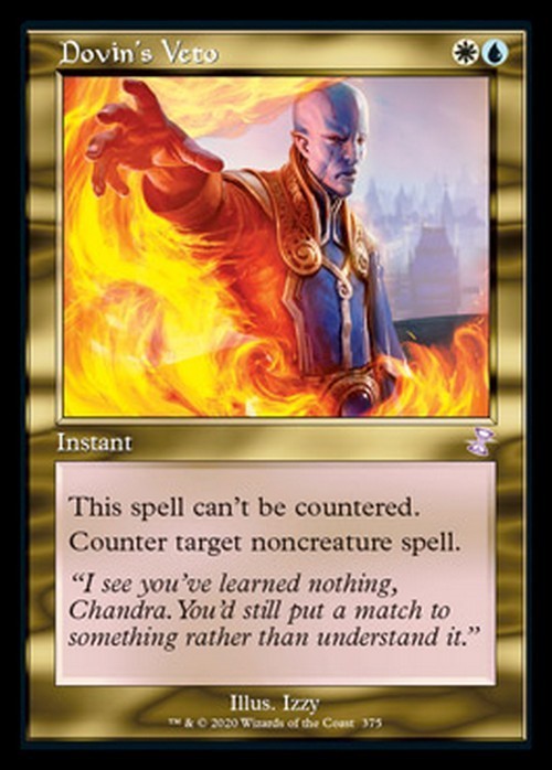 Dovin's Veto ~ Time Spiral Remastered [ NM ] [ Magic MTG ]