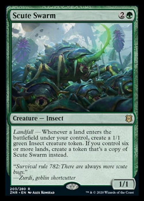 Scute Swarm ~ Zendikar Rising [ NM ] [ Magic MTG ]