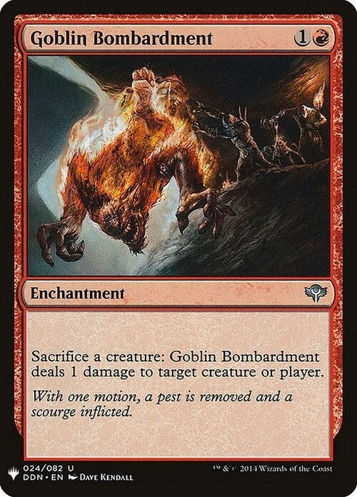 Goblin Bombardment ~ Mystery Booster [ NM ] [ Magic MTG ]