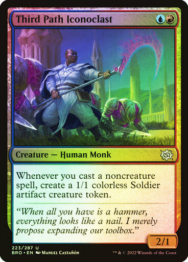 FOIL Third Path Iconoclast ~ The Brothers' War [ NM ] [ Magic MTG ]