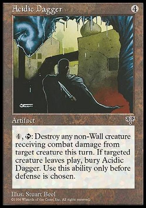 Acidic Dagger ~ Mirage [ EX ] [ Magic MTG ]