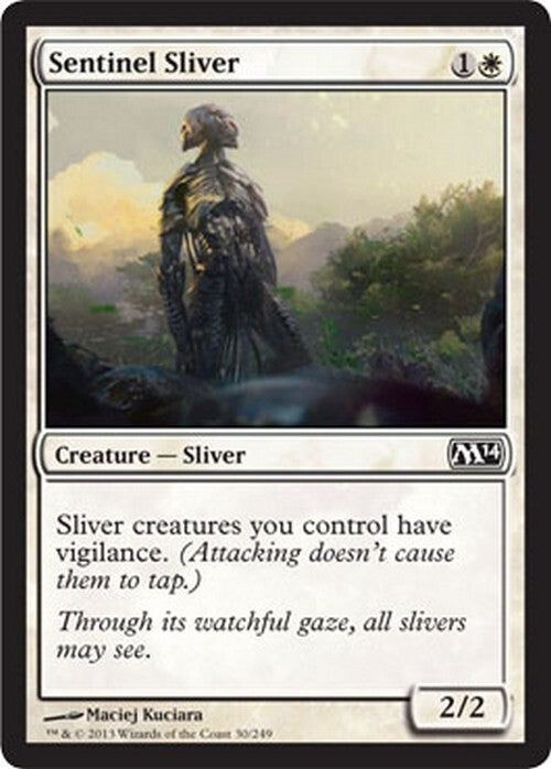 Sentinel Sliver ~ Magic 2014 [ EX ] [ Magic MTG ]