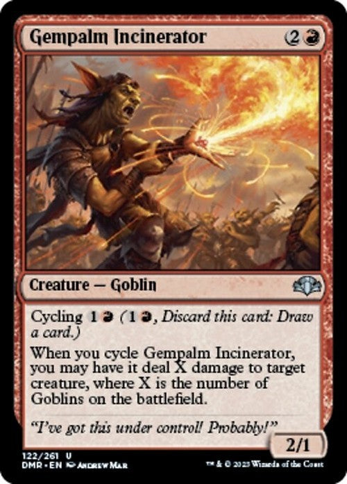 Gempalm Incinerator ~ Dominaria Remastered [ NM ] [ Magic MTG ]