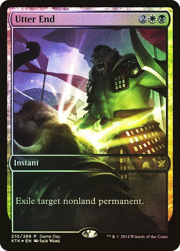 FOIL Utter End ~ Game Day Khans of Tarkir [ EX ] [ Magic MTG ]