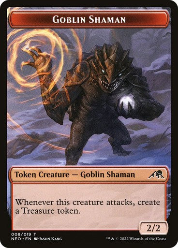 Goblin Shaman Token (for Fable of the Mirror-Breaker) ~ Kamigawa: Neon Dynasty