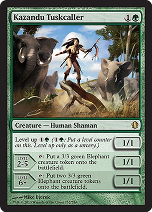 Kazandu Tuskcaller ~ Commander 2013 [ EX ] [ Magic MTG ]