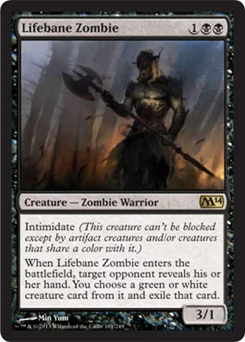 Lifebane Zombie ~  Magic 2014 [ EX ] [ Magic MTG ]