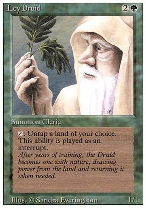 Ley Druid ~ Revised [ PLAYED ] [ Magic MTG ]