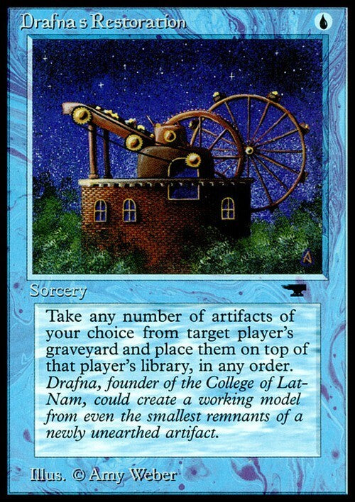 Drafna's Restoration ~ Antiquities [ EX ] [ Magic MTG ]