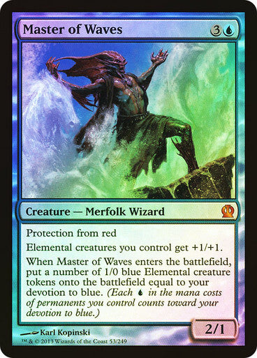 FOIL Master of Waves ~ Theros [ NM ] [ Magic MTG ]