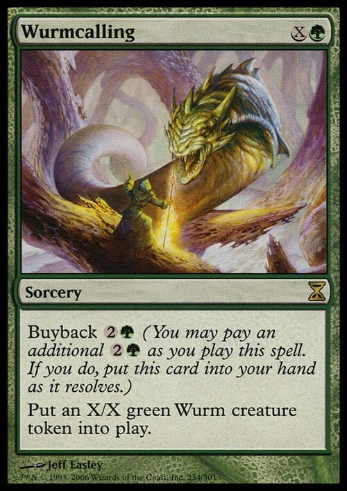 Wurmcalling ~ Time Spiral [ EX ] [ Magic MTG ]