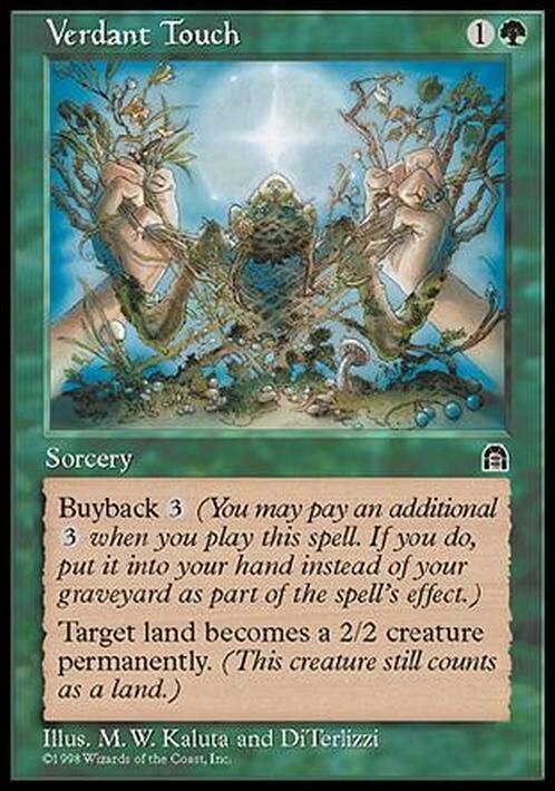 Verdant Touch ~ Stronghold [ EX ] [ Magic MTG ]