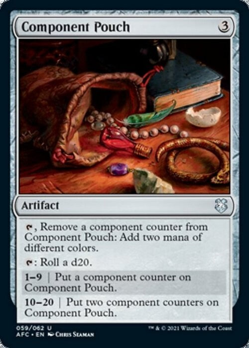 Component Pouch ~ Commander: Adventures in the Forgotten Realms [ NM ] [ MTG ]