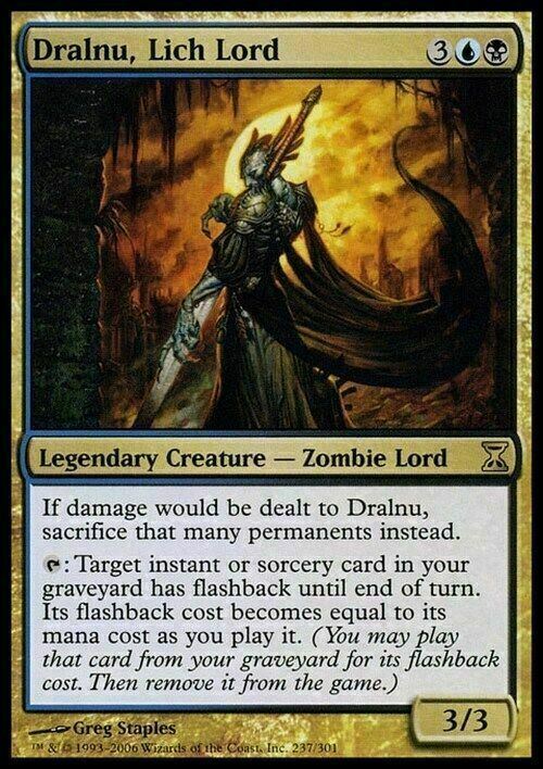 Dralnu, Lich Lord ~ Time Spiral [ EX ] [ Magic MTG ]