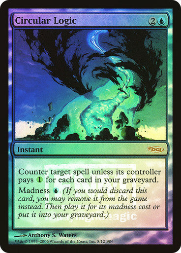 FOIL Circular Logic ~ Friday Night Magic Promos [ EX ] [ Magic MTG ]