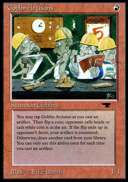 Goblin Artisans ~ Antiquities [ EX ] [ Magic MTG ]