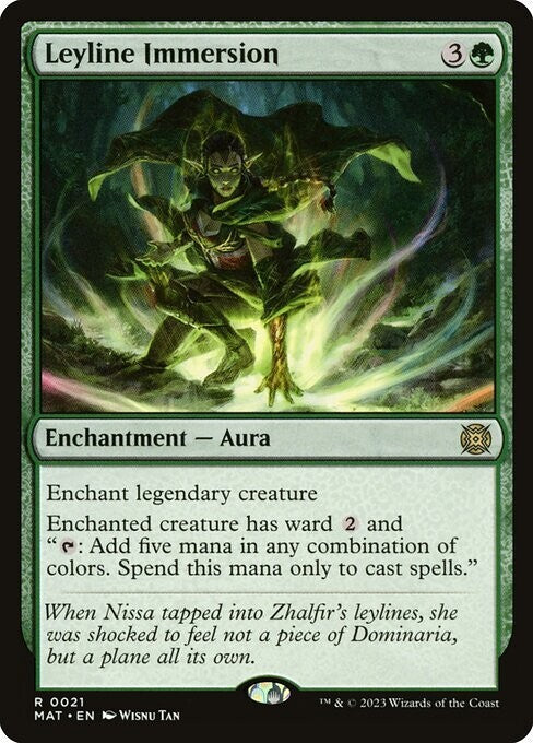 Leyline Immersion ~ March of the Machine: The Aftermath [ NM ] [ MTG ]