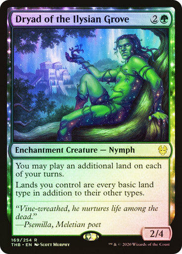 FOIL Dryad of the Ilysian Grove ~ Theros Beyond Death [ NM ] [ Magic MTG ]