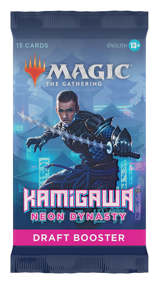 DRAFT Booster Pack ~ Kamigawa: Neon Dynasty ~ Magic the Gathering MTG SEALED